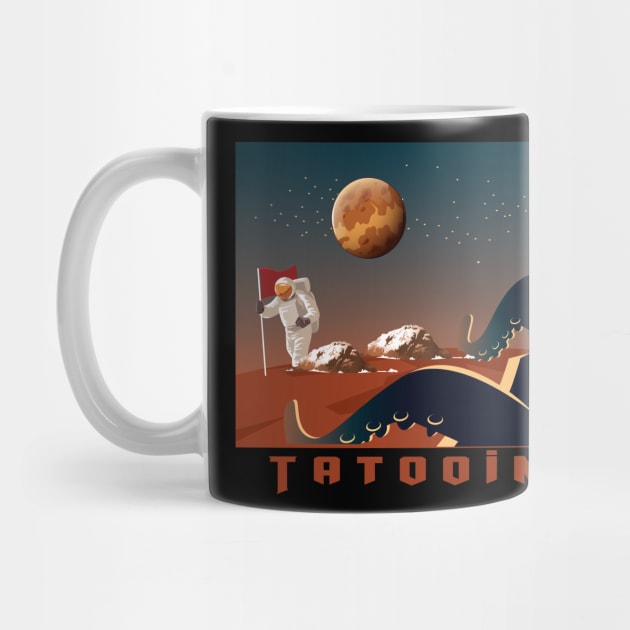 Visit Tatooine, Vintage, Retro, travel agent, movie, tatooine by wiixyou